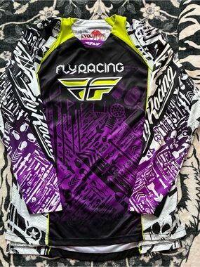 008 - MENS FLYRACING BMX MOTOCROSS LONG SLEEVE JERSEY